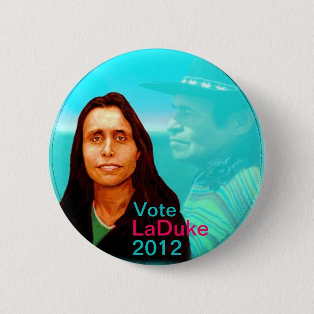Winona LaDuke 2012 6 Cm Round Badge (Front)
