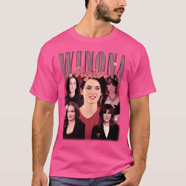 Winona Ryder Retro Bootleg Retro Bootleg T-Shirt (Front)