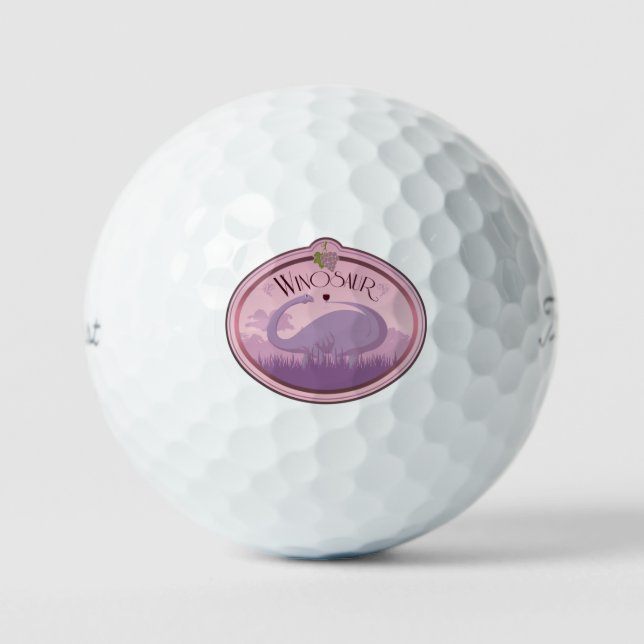 Winosaur Golf Balls (Front)
