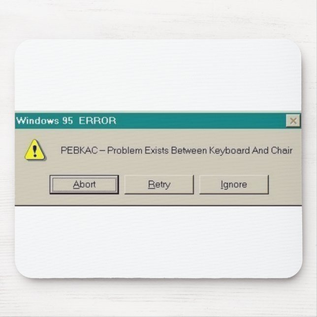 winows 95 mouse mat (Front)