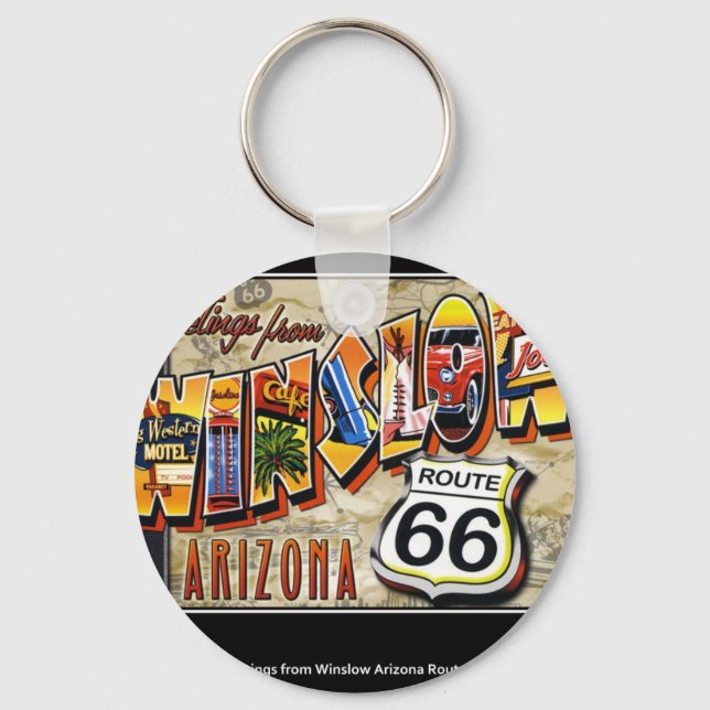winslow arizona key ring (Front)