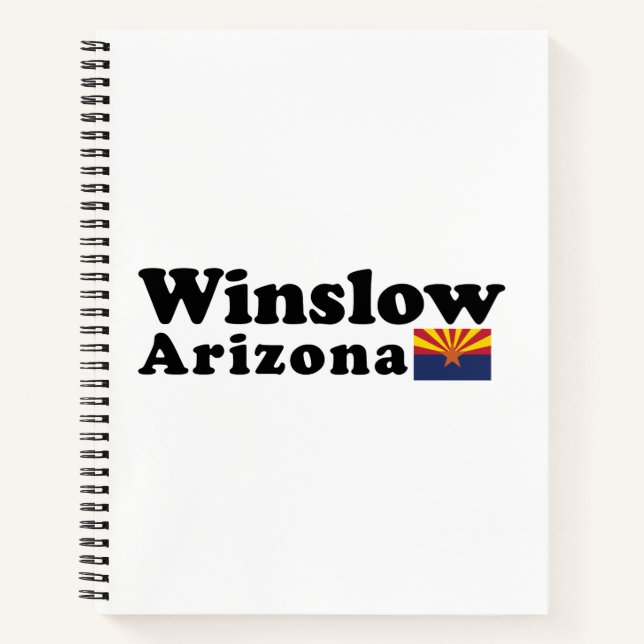 Winslow, Arizona Spiral Notebook   (Front)