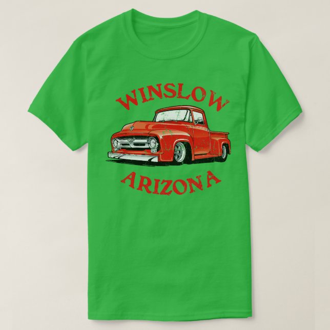 Winslow Arizona T-Shirt (Design Front)