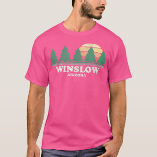 Winslow AZ Vintage Throwback Tee Retro 70s Design 