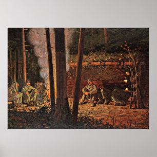 Winslow Homer art - In Front of Yorktown Poster