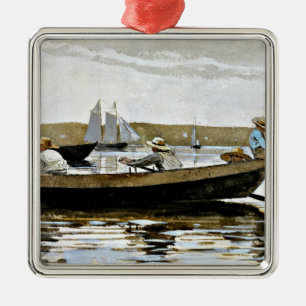 Winslow Homer - Boys in a Dory Metal Tree Decoration