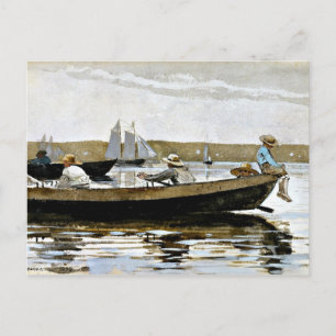 Winslow Homer - Boys in a Dory Postcard