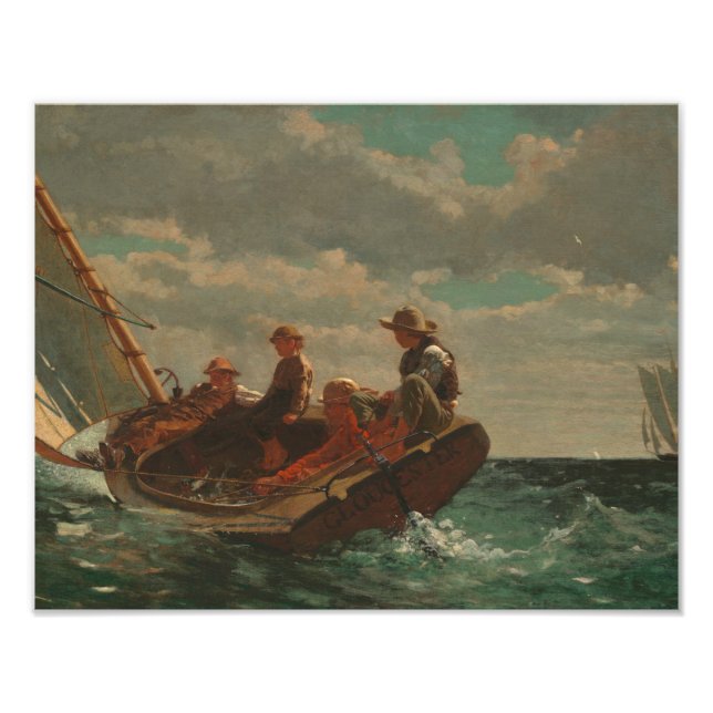 Winslow Homer - Breezing Up (A Fair Wind) Photo Print (Front)