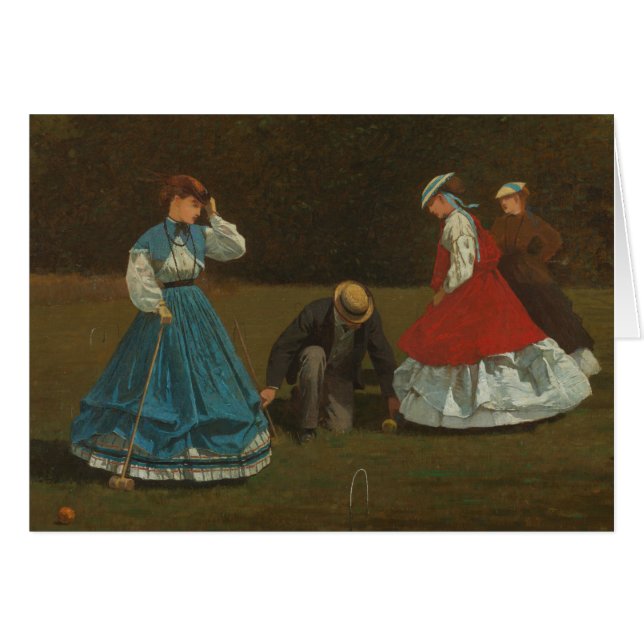 Winslow Homer - Croquet Scene (Front Horizontal)