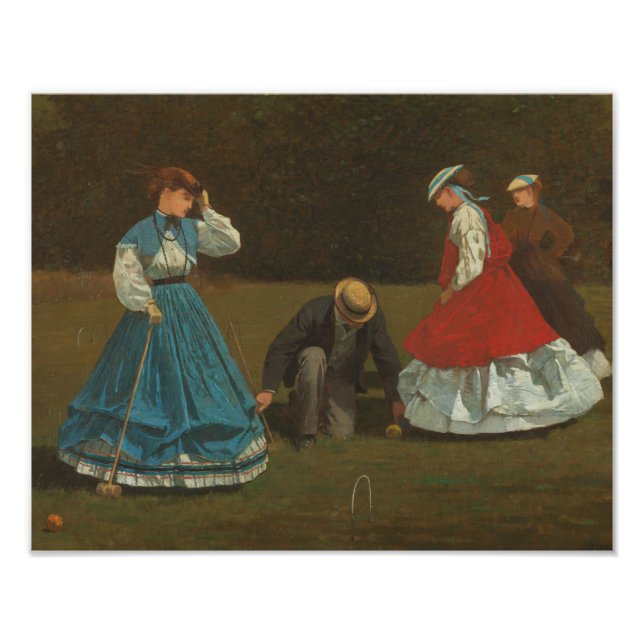 Winslow Homer - Croquet Scene Photo Print (Front)