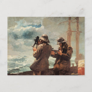 Winslow Homer - Eight Bells Postcard