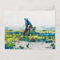 Winslow Homer - Farmer's Boy, fine art,