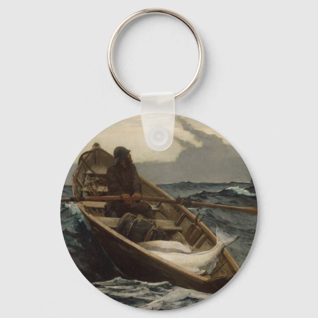 Winslow Homer Fog Warning Key Ring (Front)