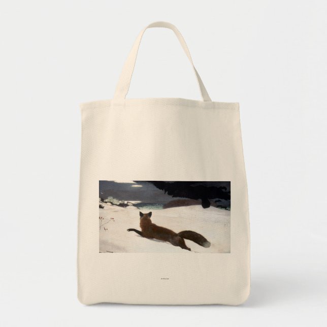 WINSLOW HOMER: FOX HUNT, 1893 TOTE BAG (Front)