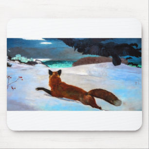 Winslow Homer Fox Hunt Mouse Mat
