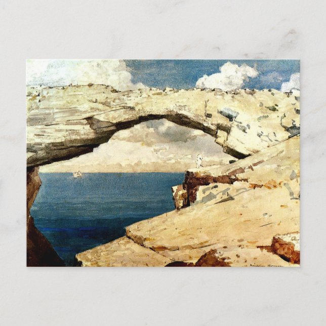 Winslow Homer - Glass Windows Postcard (Front)