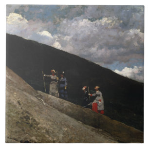 Winslow Homer - In the Mountains Tile