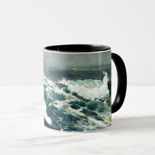 Winslow Homer - Noreaster, famous painting, Mug