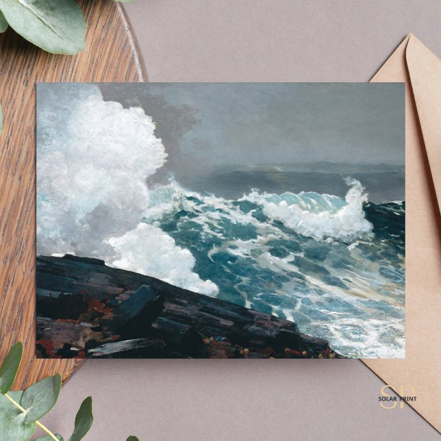 Winslow Homer Northeaster  Postcard (Creator Uploaded)