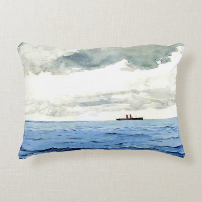Winslow Homer painting, Bermuda,  Decorative Cushion (Front)