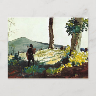 Winslow Homer painting, The Pioneer Postcard