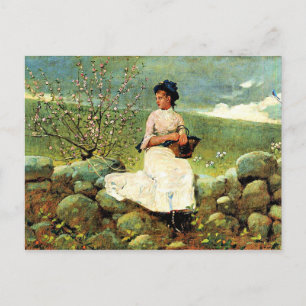 Winslow Homer - Peach Blossoms Postcard