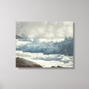 Winslow Homer - Prout's Neck, Breakers Canvas Print
