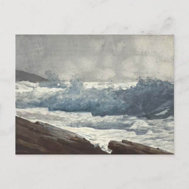 Winslow Homer - Prout's Neck, Breakers Postcard (Front)