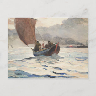 Winslow Homer - Returning Fishing Boats Postcard