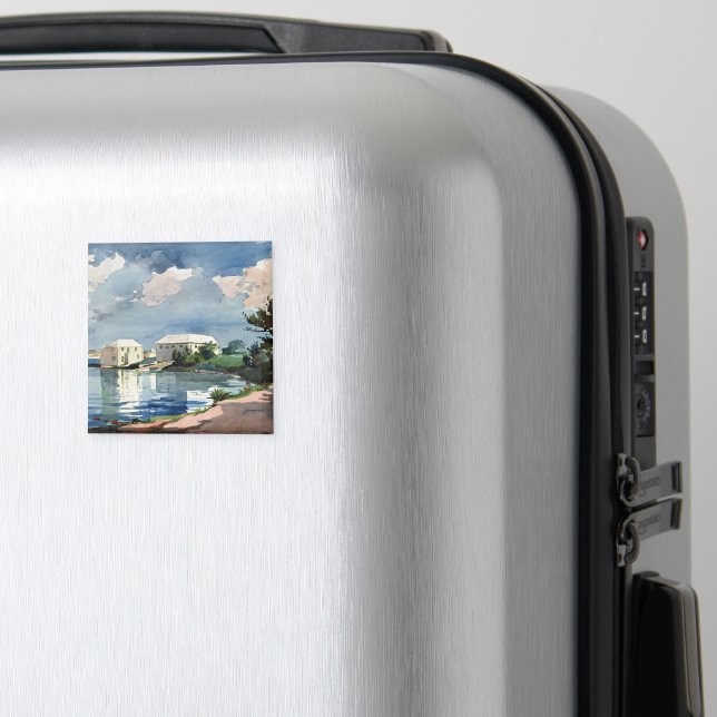 Winslow Homer, Salt Kettle, Bermuda Magnet (In Situ (Luggage))