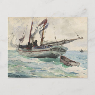 Winslow Homer - Schooner - Nassau Postcard