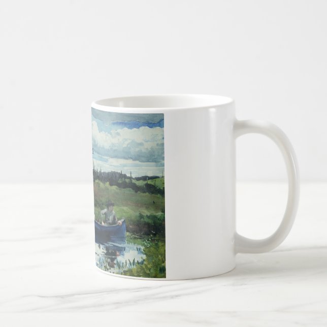 Winslow Homer - The Blue Boat Coffee Mug (Right)