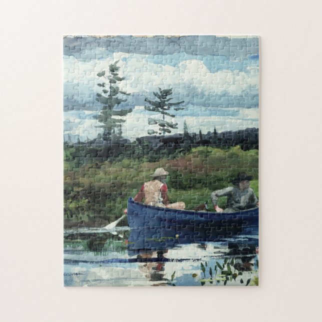 Winslow Homer - The Blue Boat Jigsaw Puzzle (Vertical)