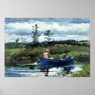 Winslow Homer The Blue Boat Poster