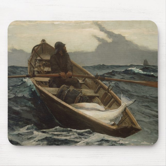 Winslow Homer - The Fog Warning Mouse Mat (Front)