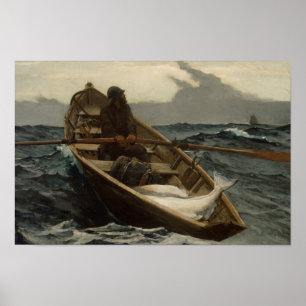 Winslow Homer - The Fog Warning Poster