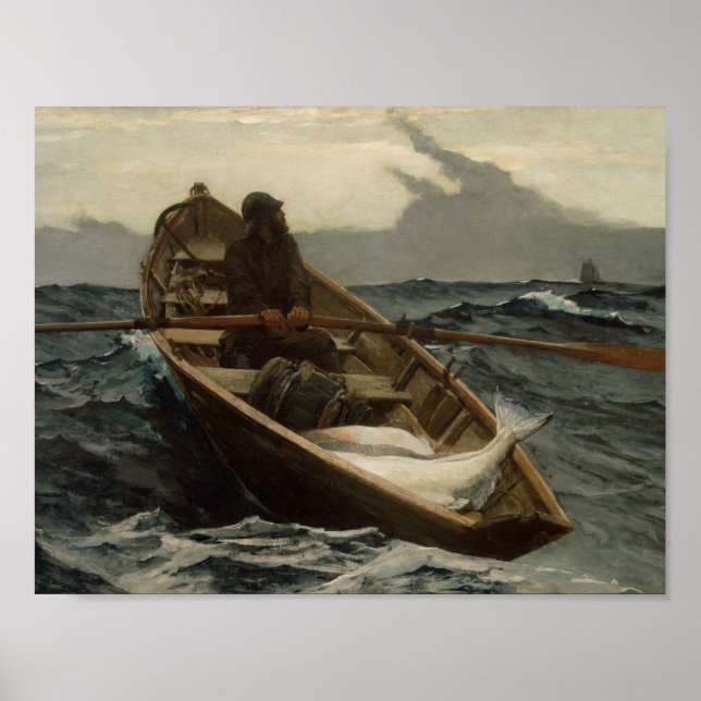 Winslow Homer - The Fog Warning Poster (Front)