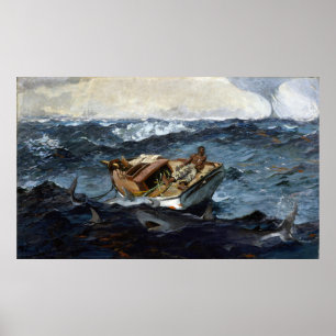 Winslow Homer The Gulf Stream Poster