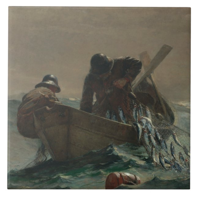 Winslow Homer - The Herring Net Tile (Front)