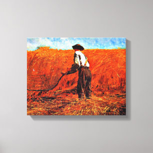 Winslow Homer - The Veteran in a New Field Canvas Print