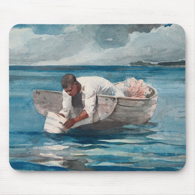 Winslow Homer - The Water Fan Mouse Mat (Front)