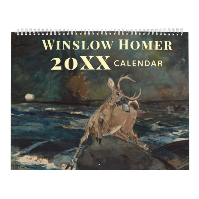Winslow Homer Vintage 2021 Calendar (Cover)