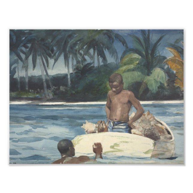 Winslow Homer - West India Divers Photo Print (Front)