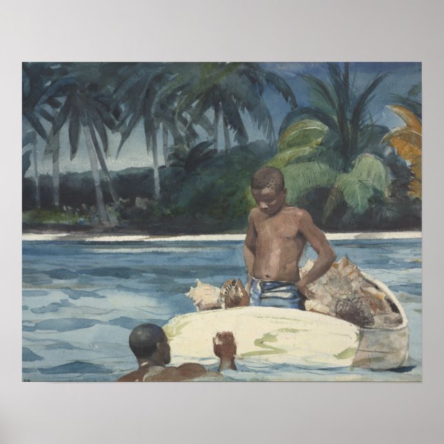 Winslow Homer - West India Divers Poster (Front)