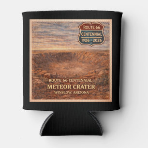 Winslow Meteor Crater Arizona 66 Can Cooler