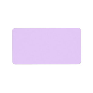 Winsome Orchid Violet Pastel Purple 2015 Colour Label
