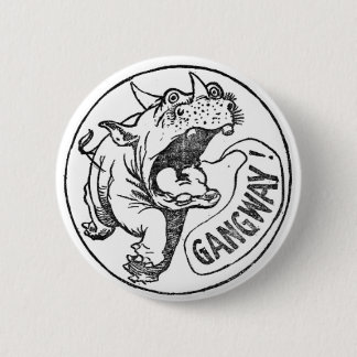 Winsor McCay's Legion of Ripsnorters' Rhinocerous  6 Cm Round Badge