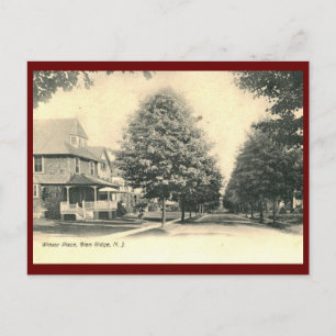 Winsor Place, Glen Ridge NJ c1910 Vintage Postcard