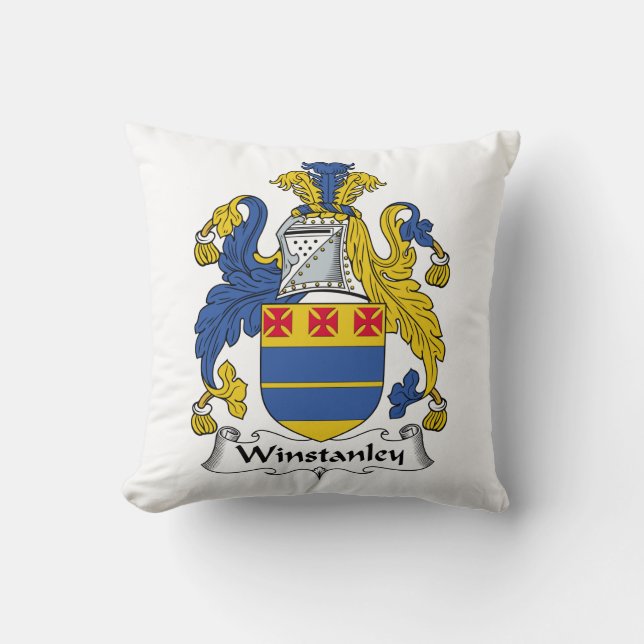 Winstanley Family Crest Cushion (Front)