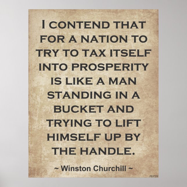 Winston Churchill #1 Poster (Front)